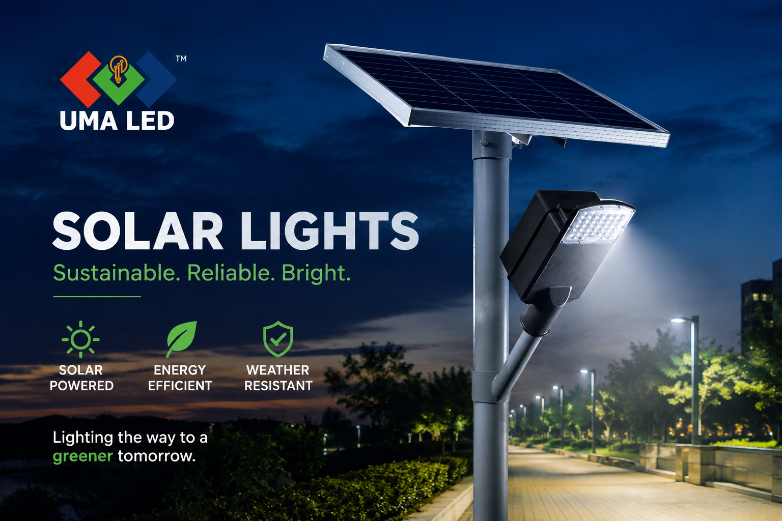 Why Solar LED Street Lights with Lithium Batteries Are the Future | UMA LED