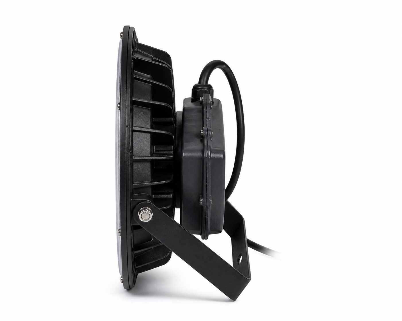 100W LED high bay light with external driver box and heat sink desig