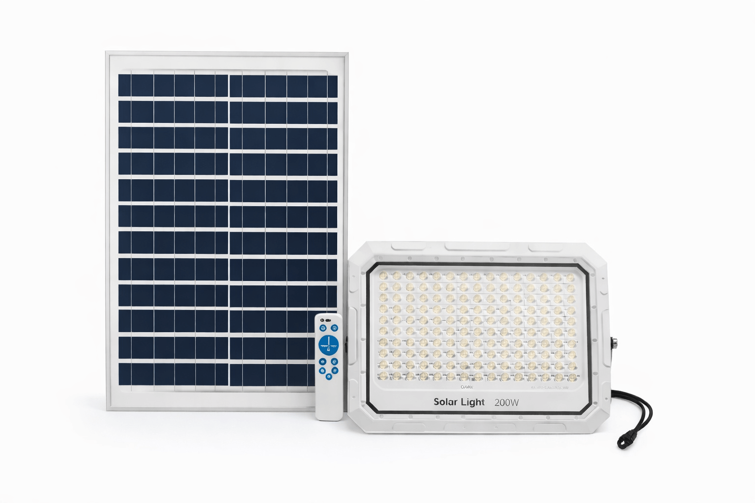 100W solar flood light outdoor waterproof LED with high brightness, ideal for garden, street and security lighting by UMA LED