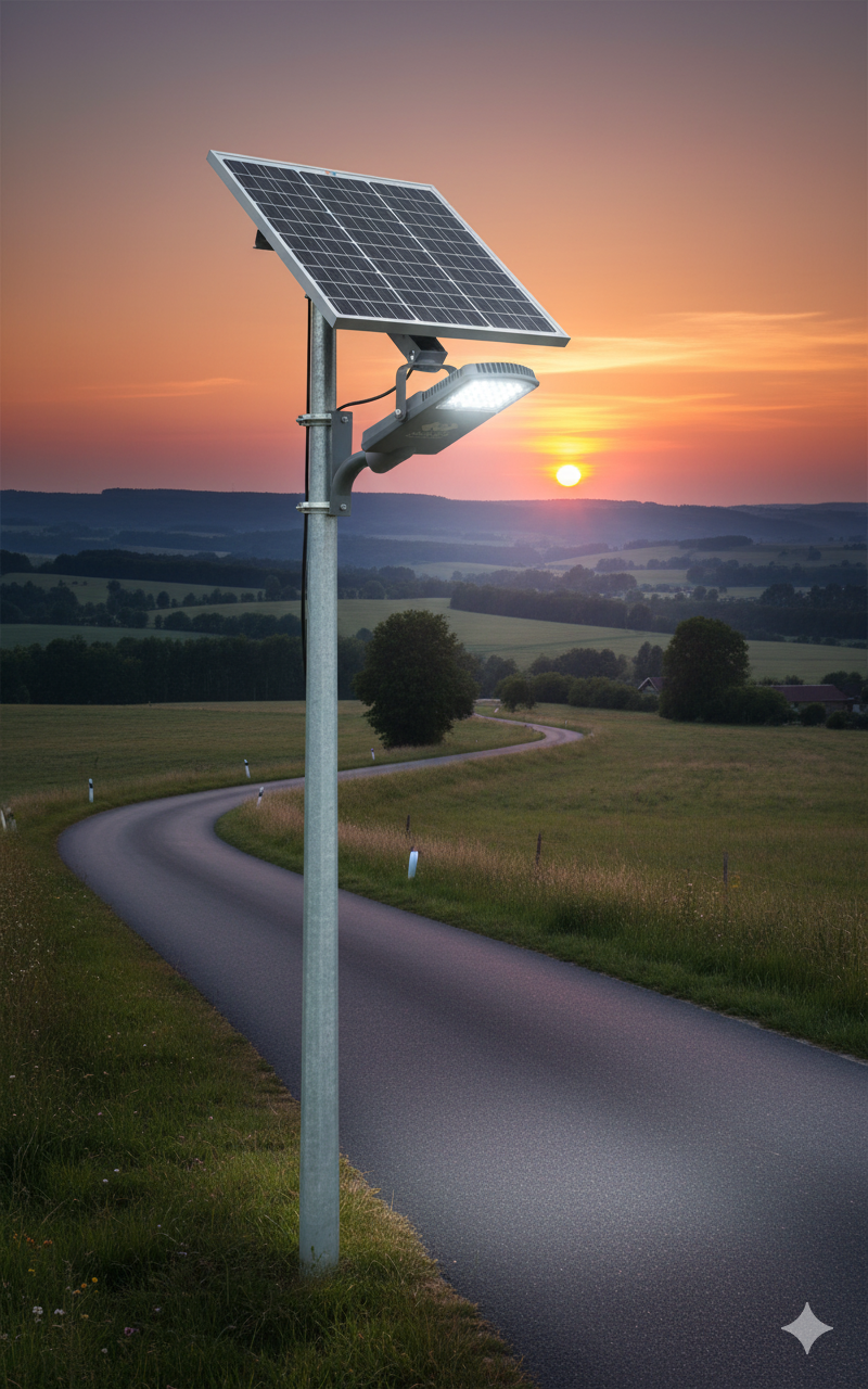 Semi - integrated solar street light
