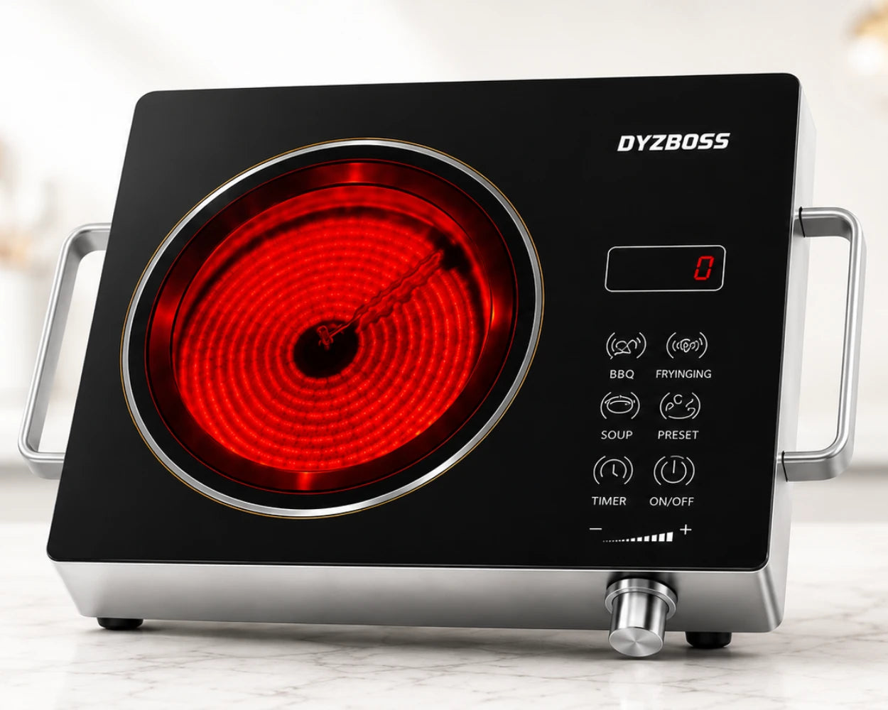 DYZBOSS Infrared Cooker DB-7038 | 3500W Electric Infrared Cooktop | Touch Panel & Knob Control