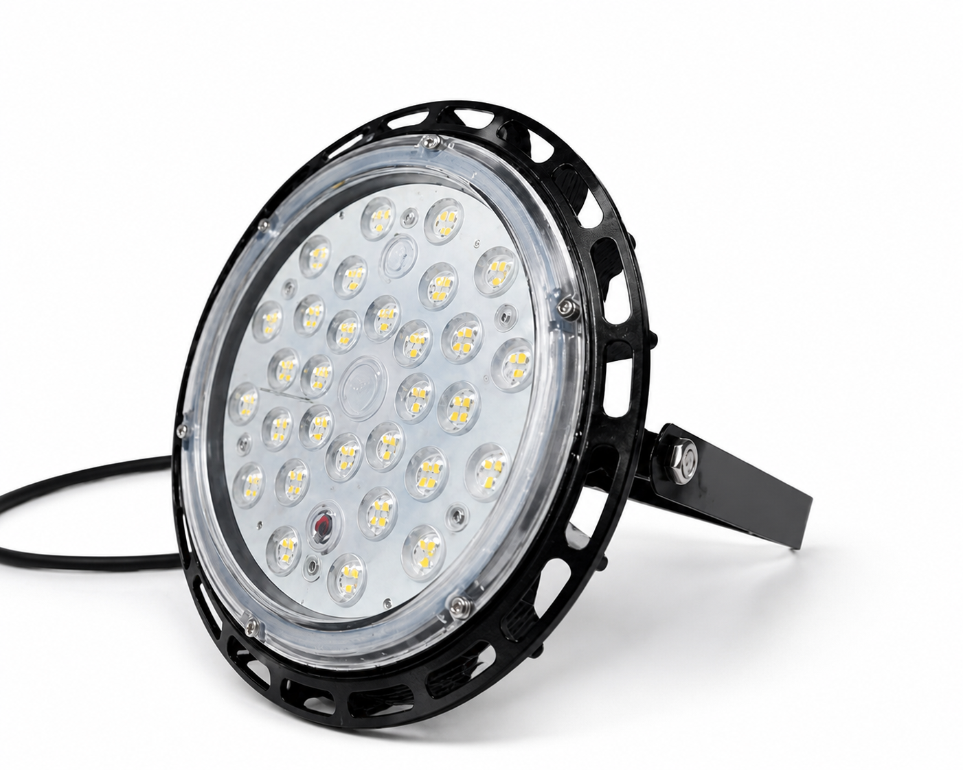 Front view of Industrial High Bay LED Light with high brightness LED chips