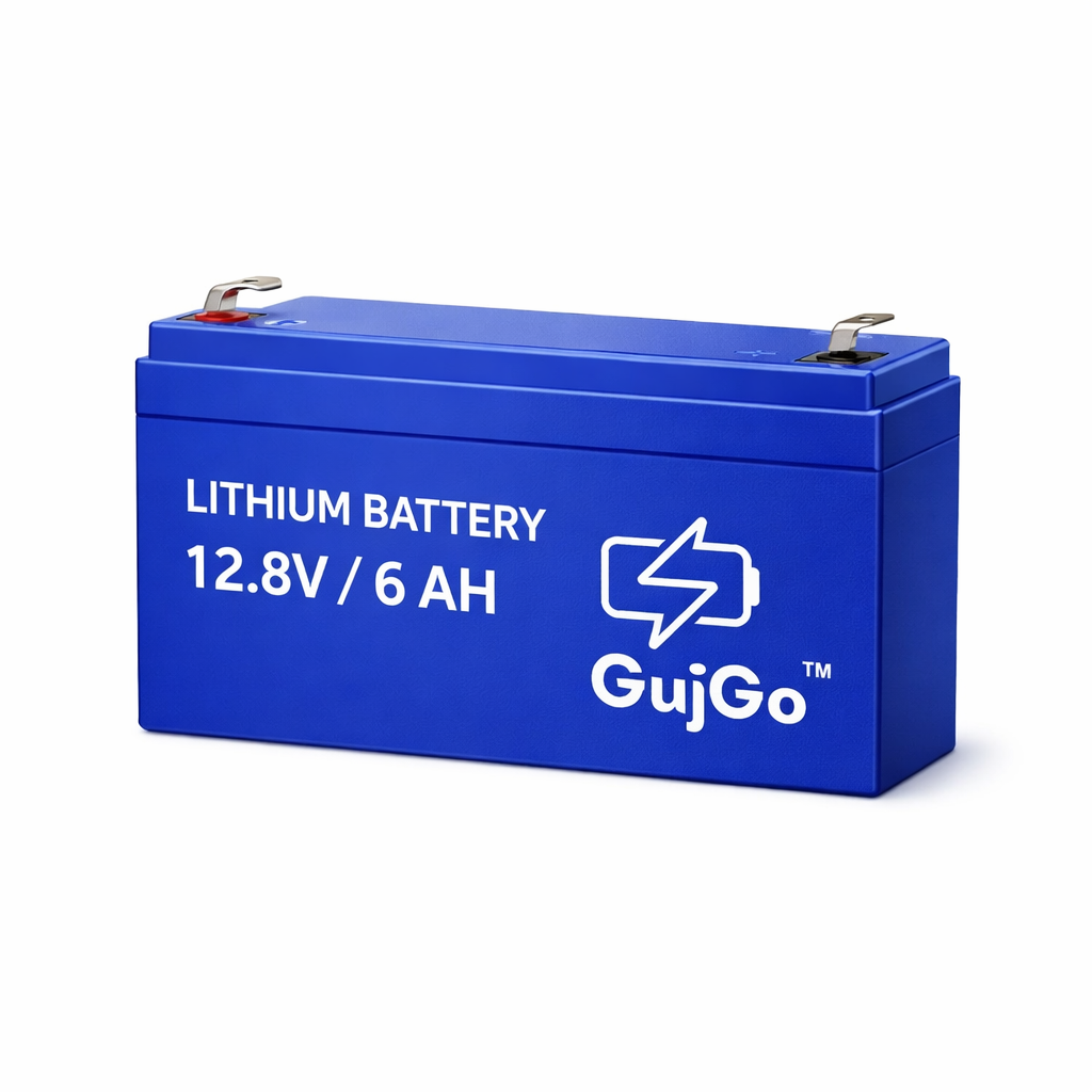 Compact 12V 6Ah lithium ion battery for LED and CCTV systems