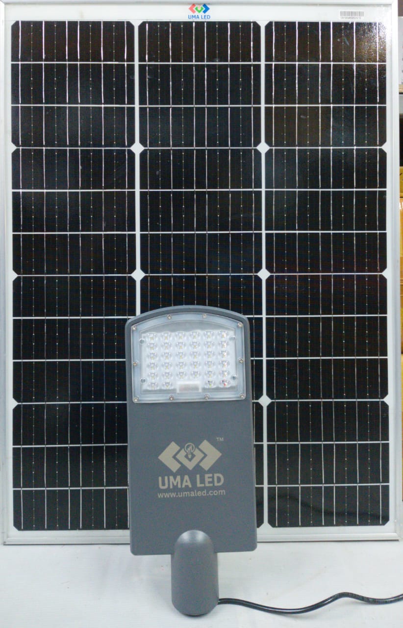 solar-street-light-pole-installation-12w-semi-integrated-led-light - umaled