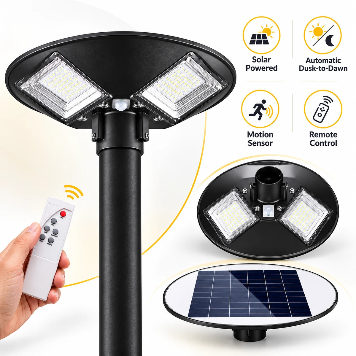 3 Window Solar UFO Light 150W